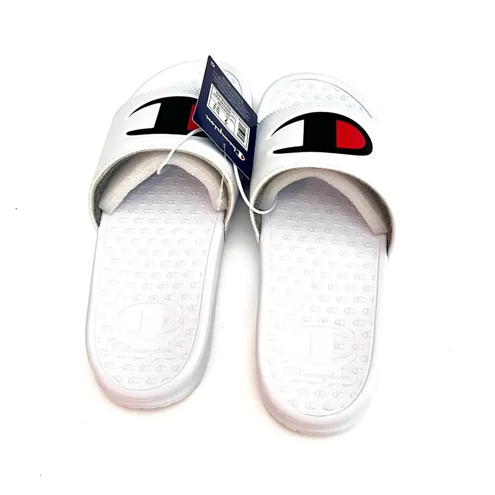 Champion Men's Athletic Sporty Logo Slide Sz 7